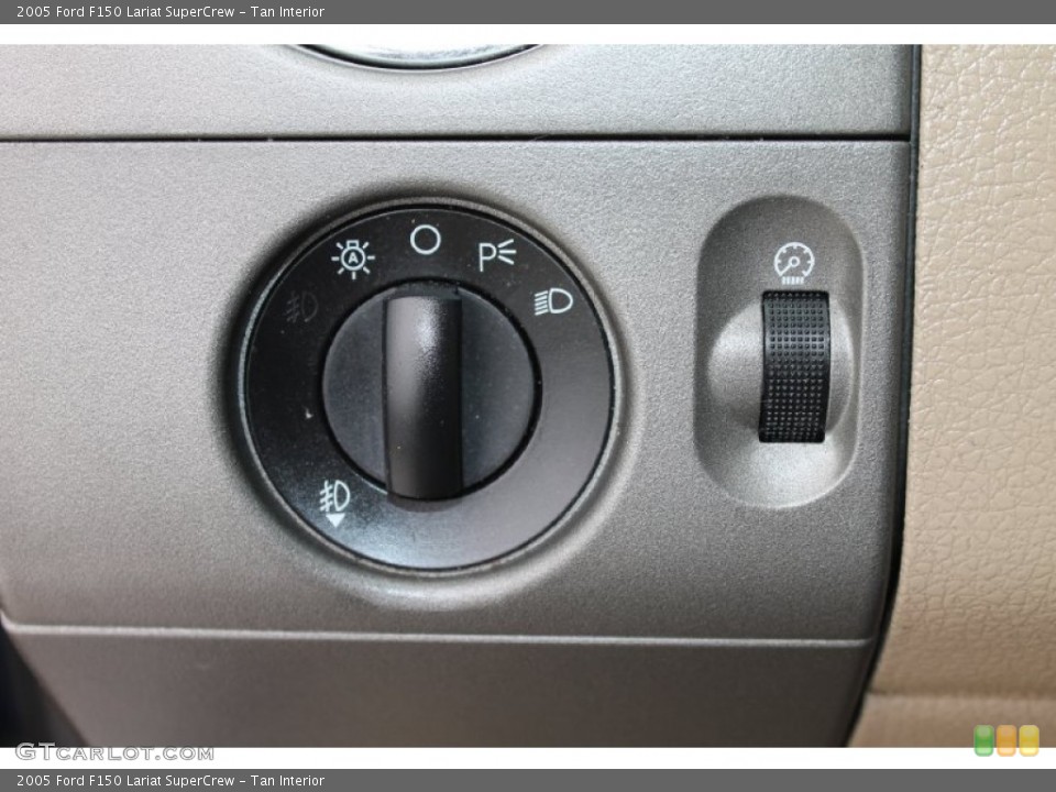 Tan Interior Controls for the 2005 Ford F150 Lariat SuperCrew #81381960
