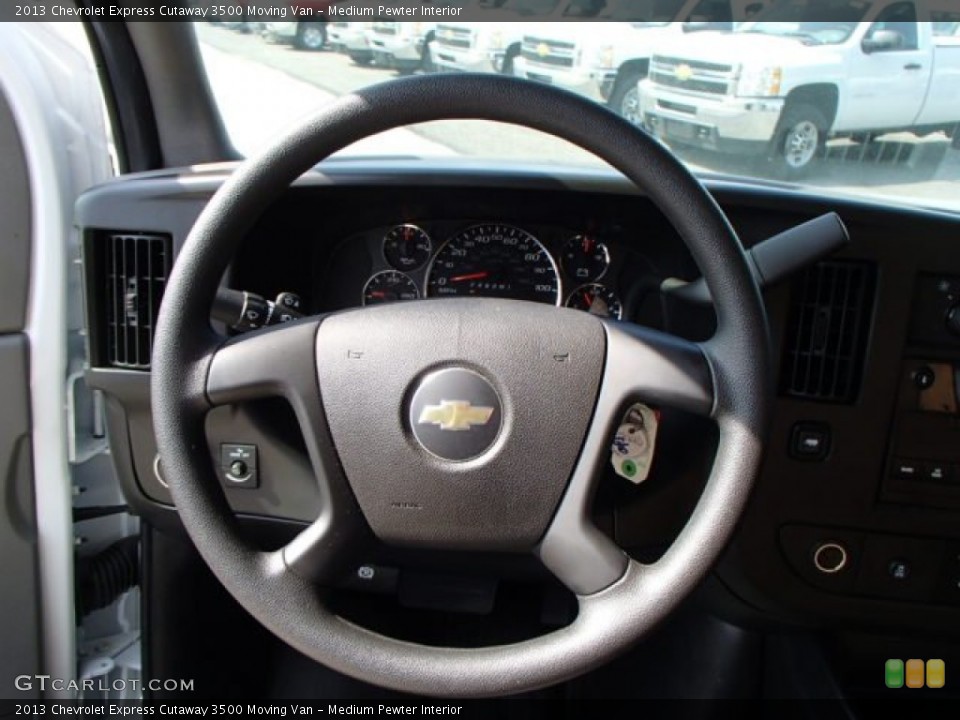 Medium Pewter Interior Steering Wheel for the 2013 Chevrolet Express Cutaway 3500 Moving Van #81382041