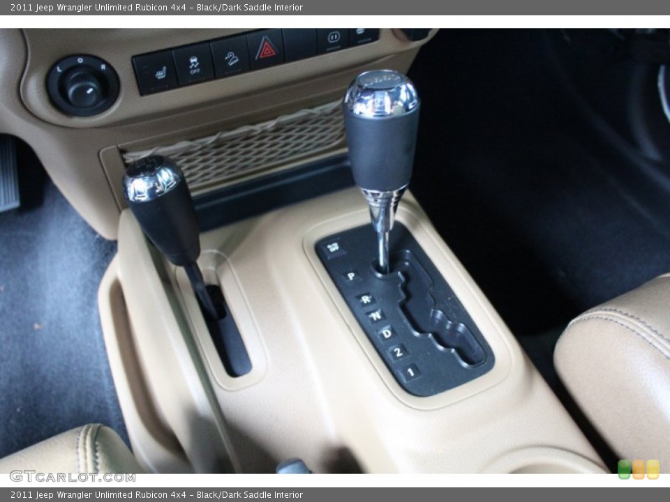 Black/Dark Saddle Interior Transmission for the 2011 Jeep Wrangler Unlimited Rubicon 4x4 #81382327