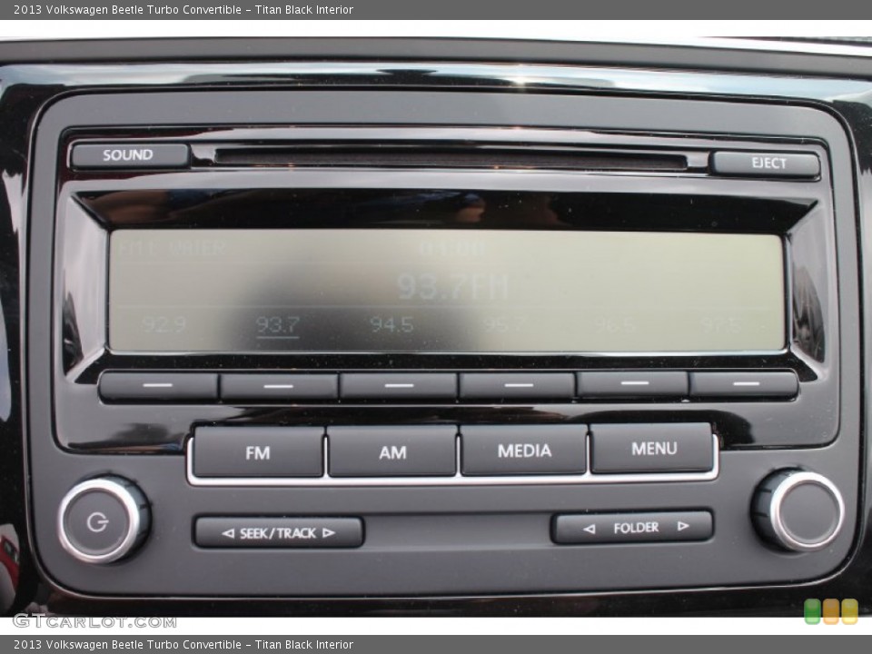 Titan Black Interior Audio System for the 2013 Volkswagen Beetle Turbo Convertible #81383724