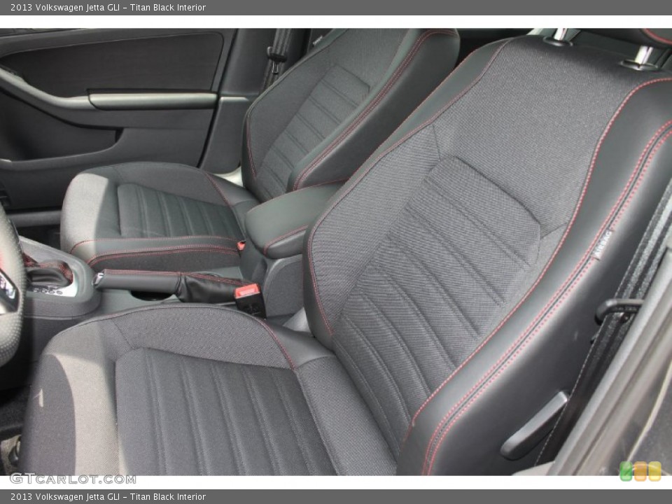 Titan Black Interior Front Seat for the 2013 Volkswagen Jetta GLI #81384289