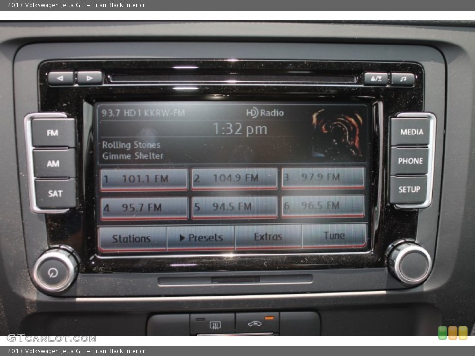 Titan Black Interior Controls for the 2013 Volkswagen Jetta GLI #81384363