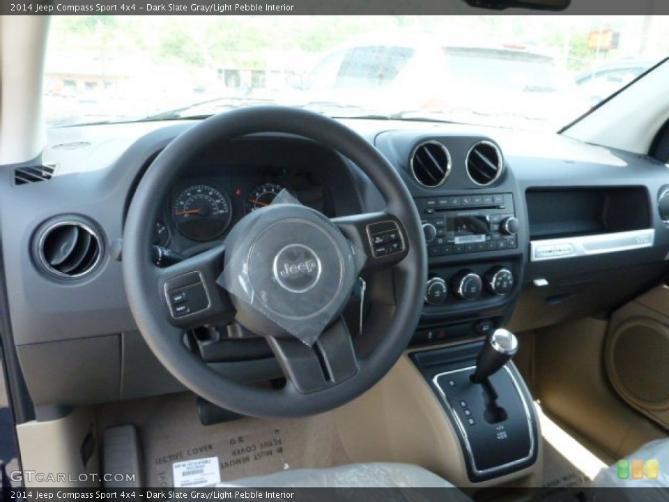 Dark Slate Gray/Light Pebble Interior Dashboard for the 2014 Jeep Compass Sport 4x4 #81384606