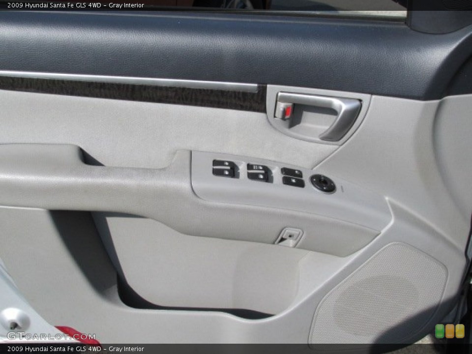 Gray Interior Door Panel for the 2009 Hyundai Santa Fe GLS 4WD #81385461