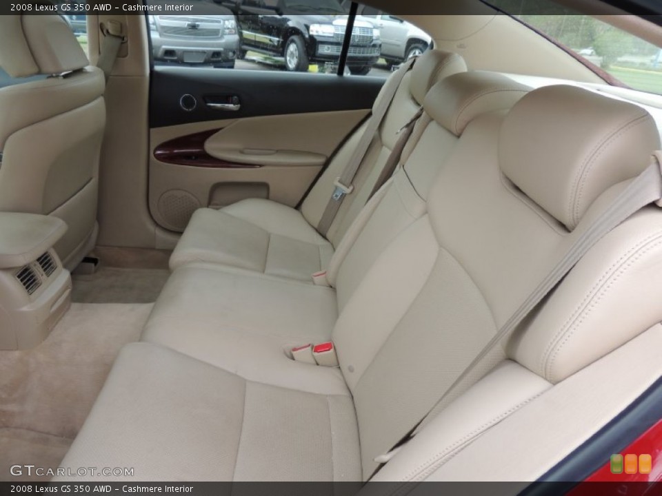 Cashmere Interior Rear Seat for the 2008 Lexus GS 350 AWD #81385464