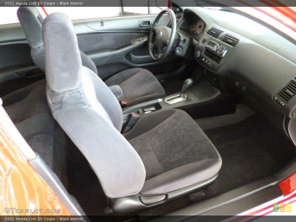 Black Interior Photo for the 2002 Honda Civic EX Coupe #81385802