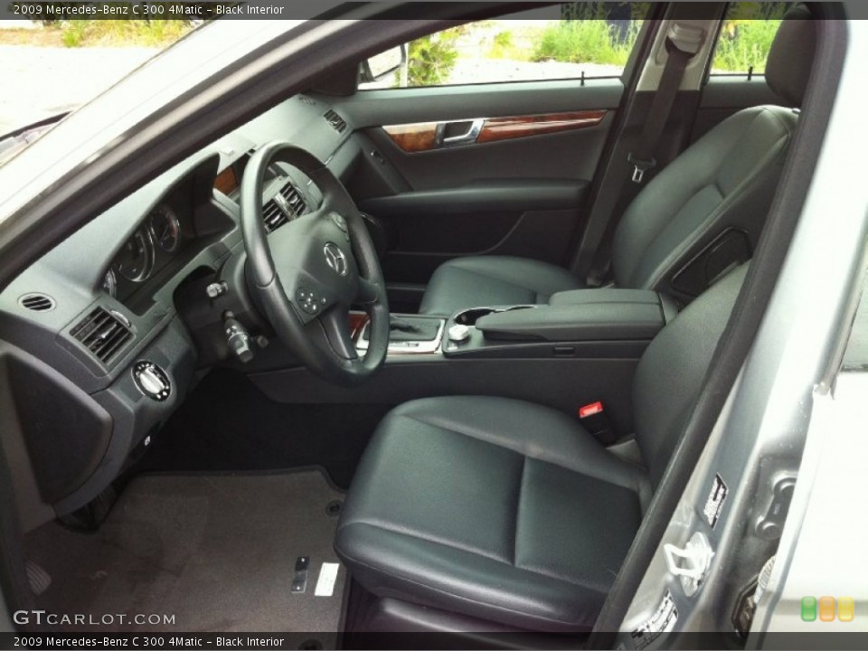 Black Interior Photo for the 2009 Mercedes-Benz C 300 4Matic #81386748