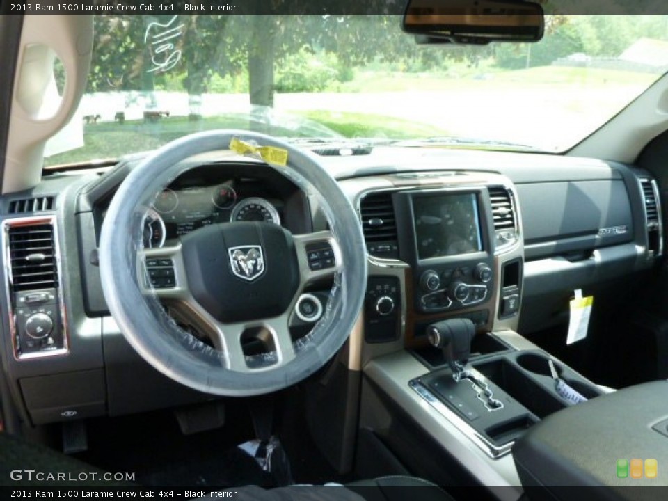 Black Interior Dashboard for the 2013 Ram 1500 Laramie Crew Cab 4x4 #81386877