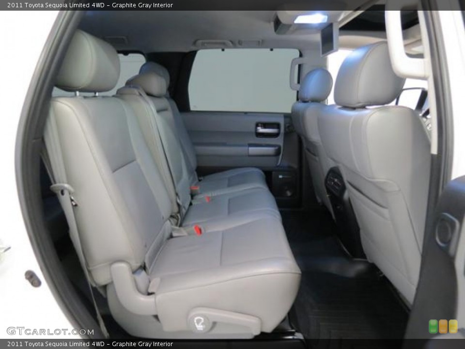 Graphite Gray Interior Rear Seat for the 2011 Toyota Sequoia Limited 4WD #81387145