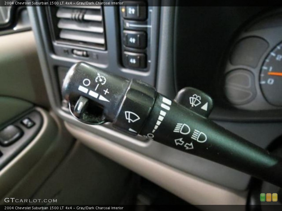 Gray/Dark Charcoal Interior Controls for the 2004 Chevrolet Suburban 1500 LT 4x4 #81388257