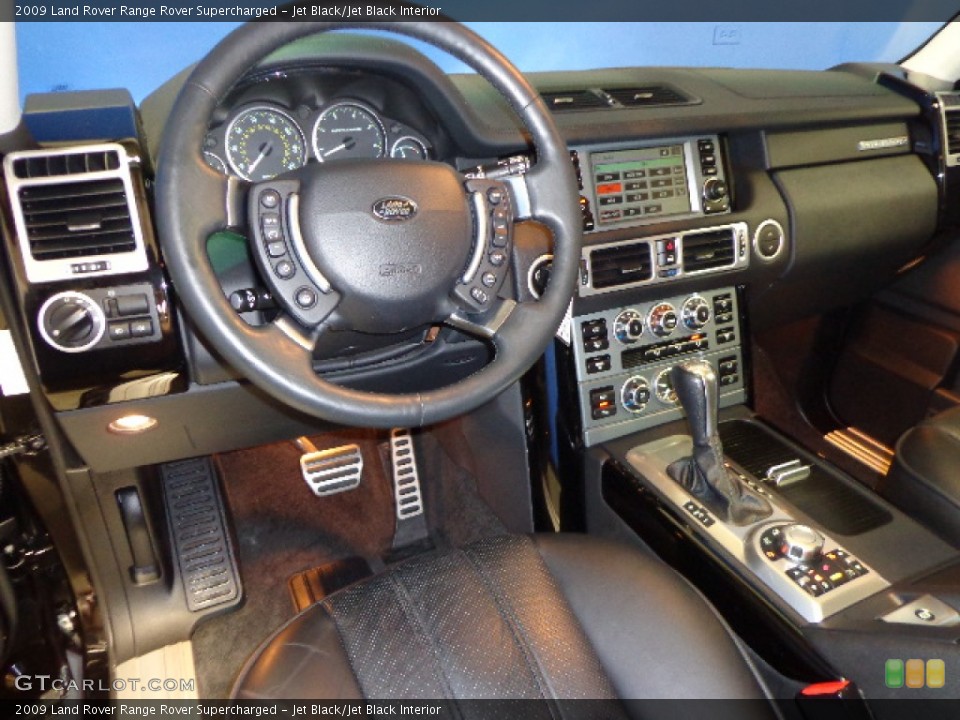 Jet Black/Jet Black Interior Dashboard for the 2009 Land Rover Range Rover Supercharged #81388368
