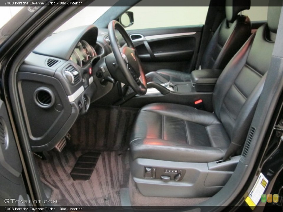 Black Interior Photo for the 2008 Porsche Cayenne Turbo #81388995