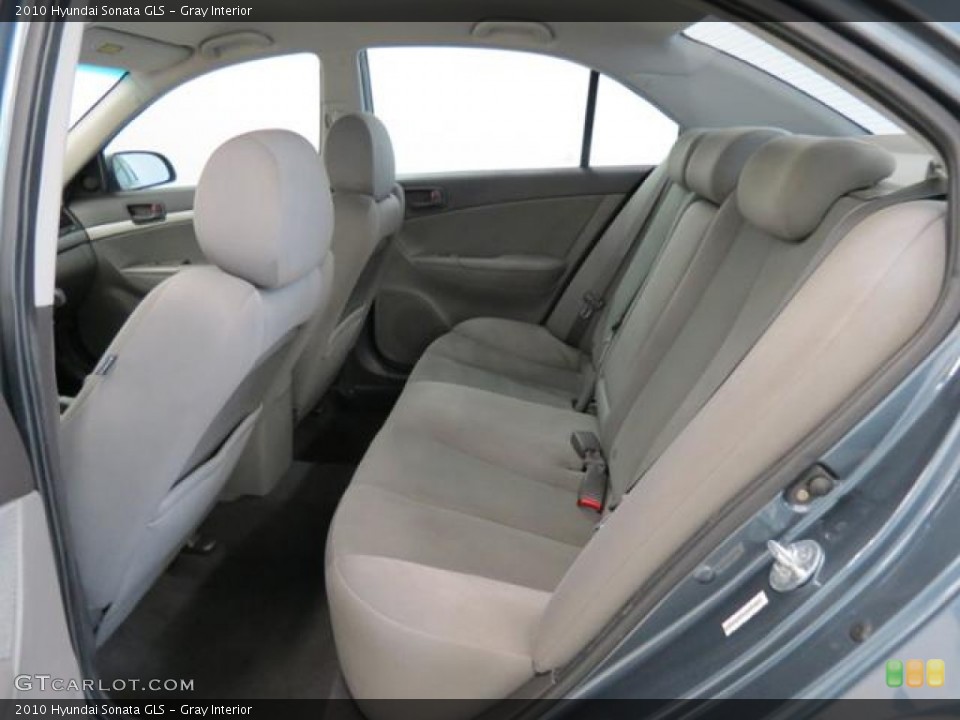 Gray Interior Rear Seat for the 2010 Hyundai Sonata GLS #81389194