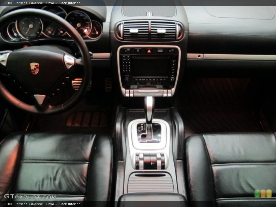 Black Interior Dashboard for the 2008 Porsche Cayenne Turbo #81389205