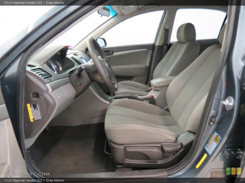 Gray 2010 Hyundai Sonata Interiors