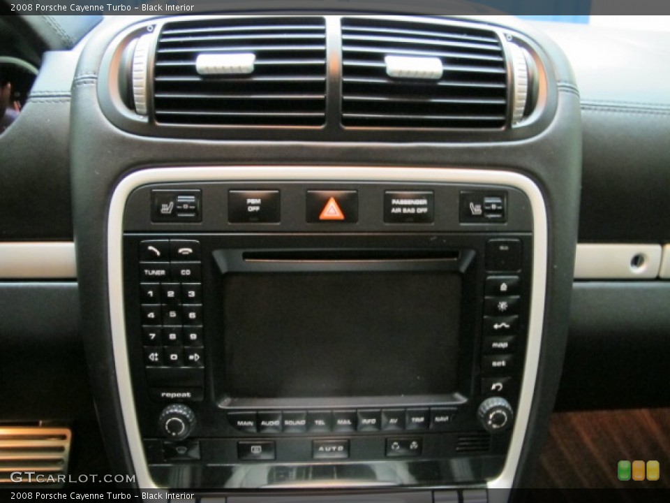 Black Interior Controls for the 2008 Porsche Cayenne Turbo #81389304