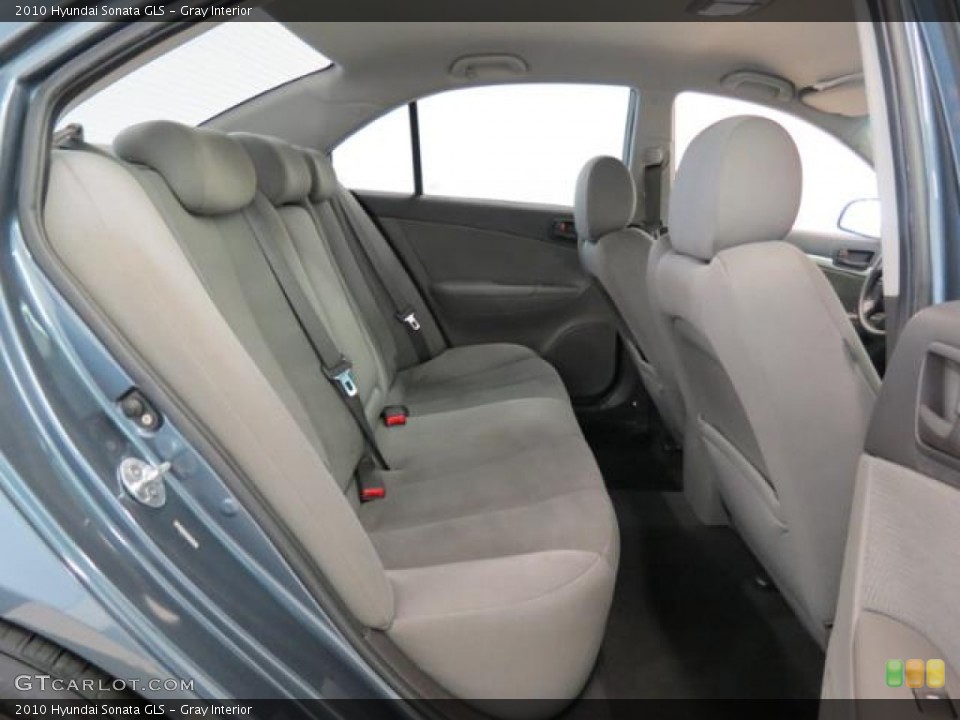 Gray Interior Rear Seat for the 2010 Hyundai Sonata GLS #81389561