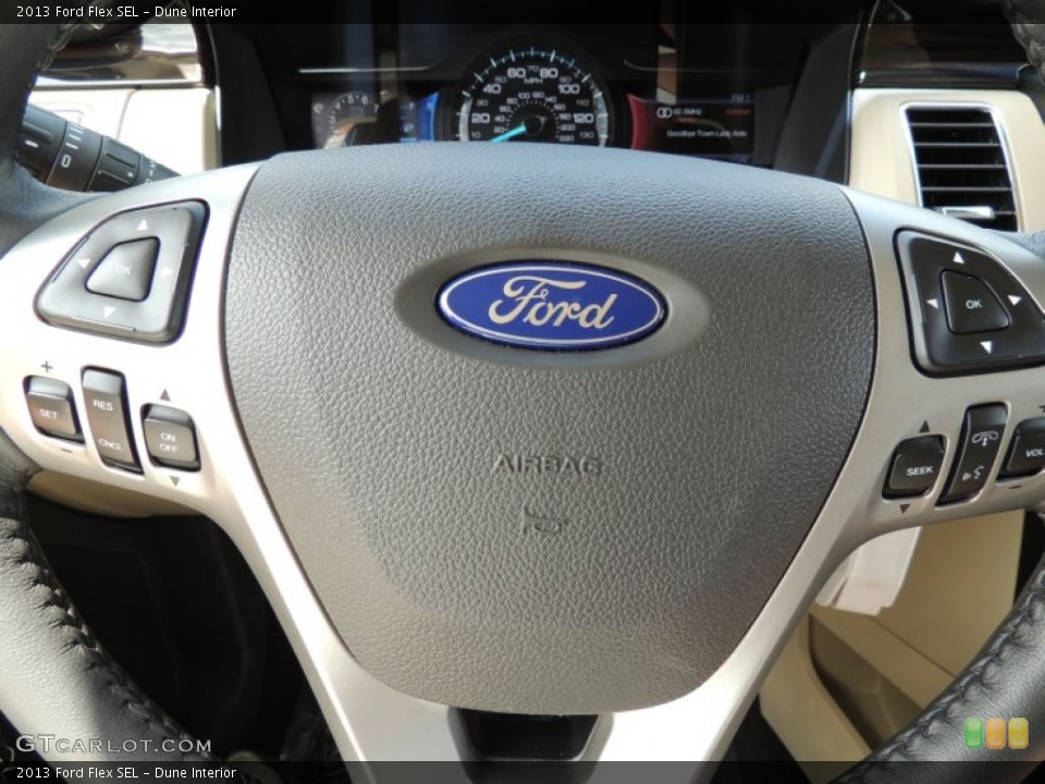 Dune Interior Steering Wheel for the 2013 Ford Flex SEL #81389887