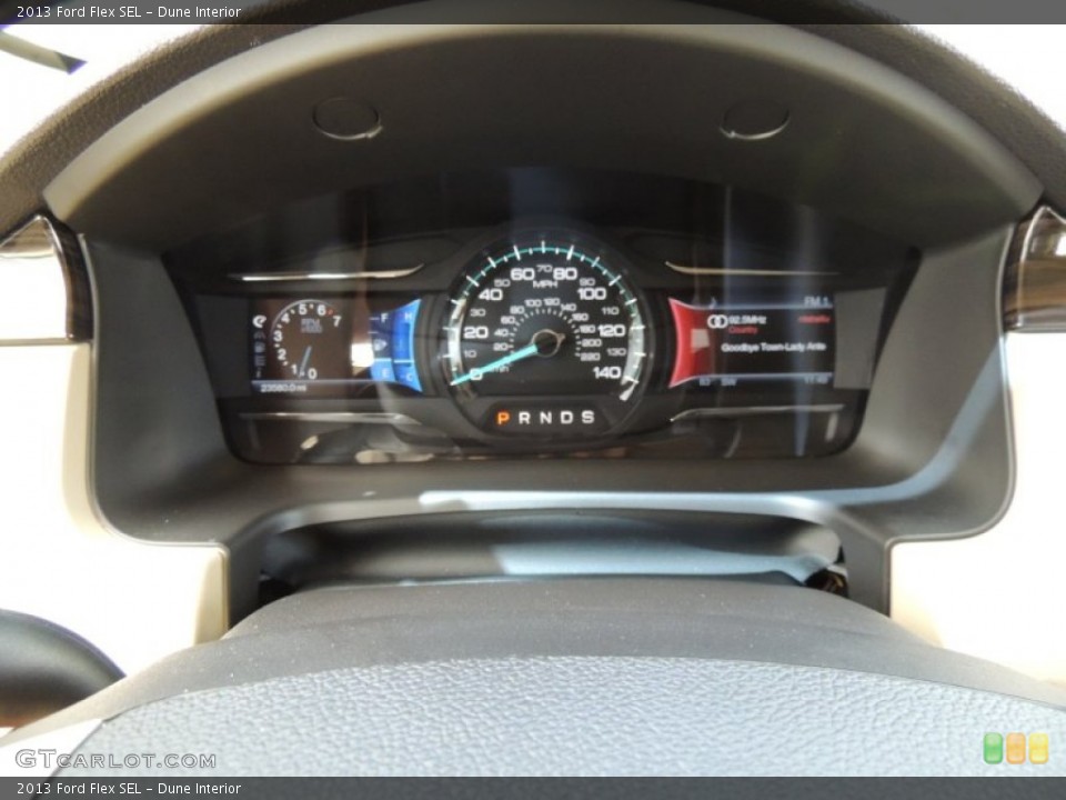 Dune Interior Gauges for the 2013 Ford Flex SEL #81389911