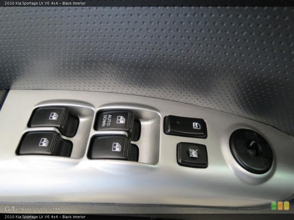 Black Interior Controls for the 2010 Kia Sportage LX V6 4x4 #81389913