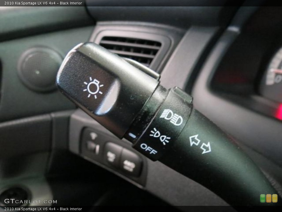 Black Interior Controls for the 2010 Kia Sportage LX V6 4x4 #81390003