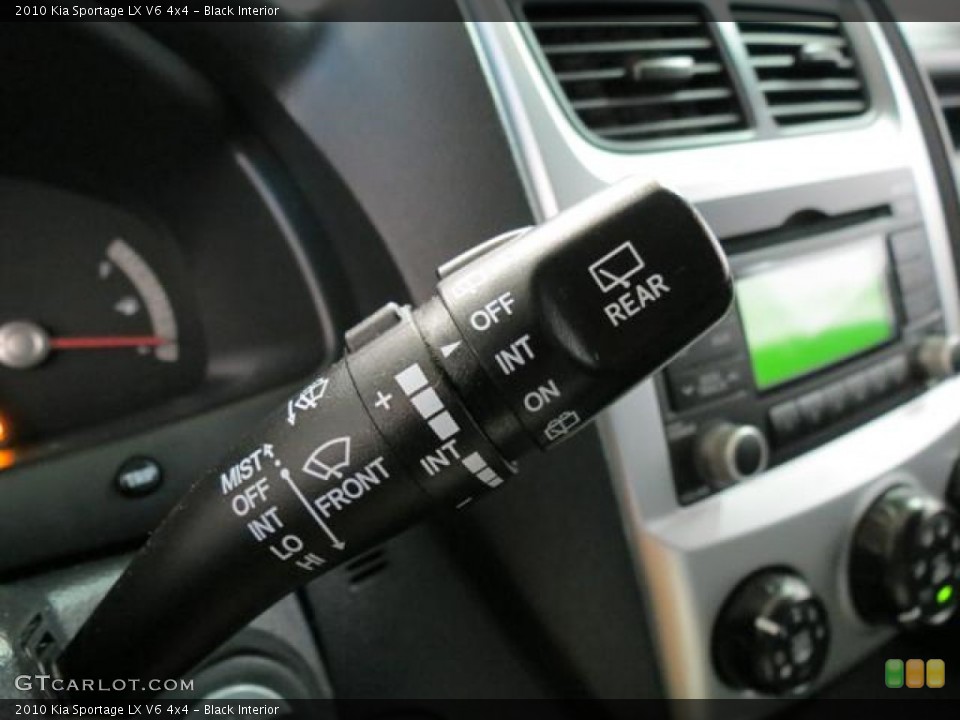 Black Interior Controls for the 2010 Kia Sportage LX V6 4x4 #81390021