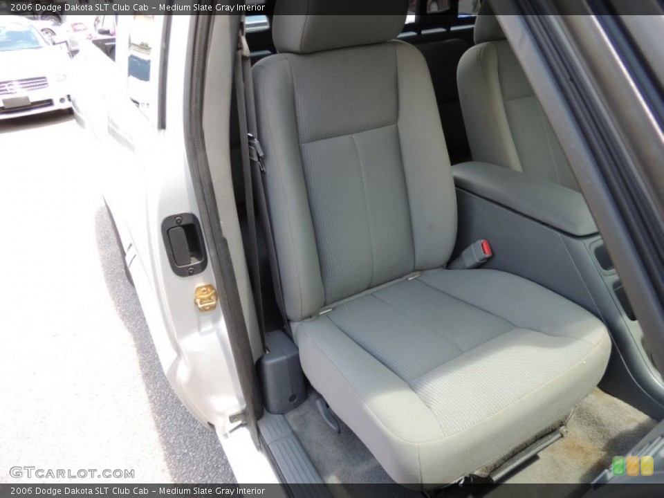 Medium Slate Gray Interior Front Seat for the 2006 Dodge Dakota SLT Club Cab #81392111