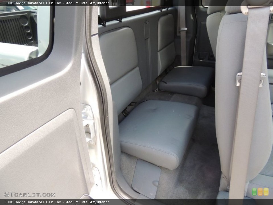 Medium Slate Gray Interior Rear Seat for the 2006 Dodge Dakota SLT Club Cab #81392157