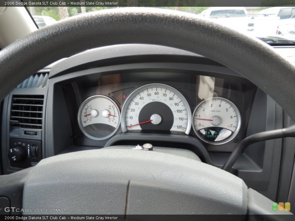 Medium Slate Gray Interior Gauges for the 2006 Dodge Dakota SLT Club Cab #81392371