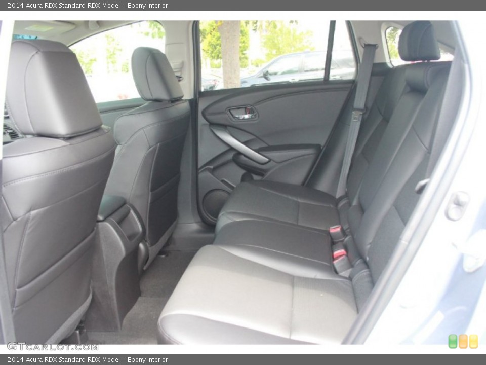 Ebony Interior Rear Seat for the 2014 Acura RDX  #81393139