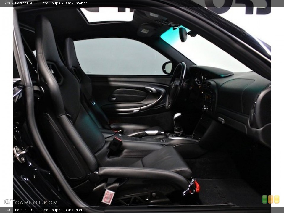 Black Interior Front Seat for the 2002 Porsche 911 Turbo Coupe #81393951