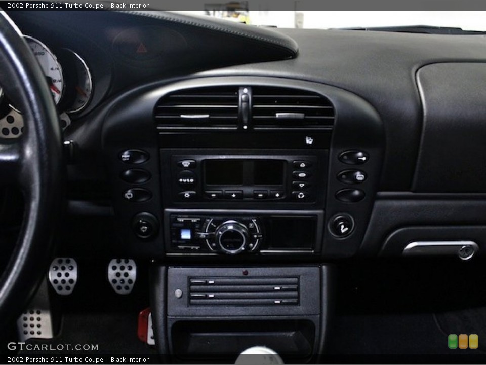 Black Interior Controls for the 2002 Porsche 911 Turbo Coupe #81394236