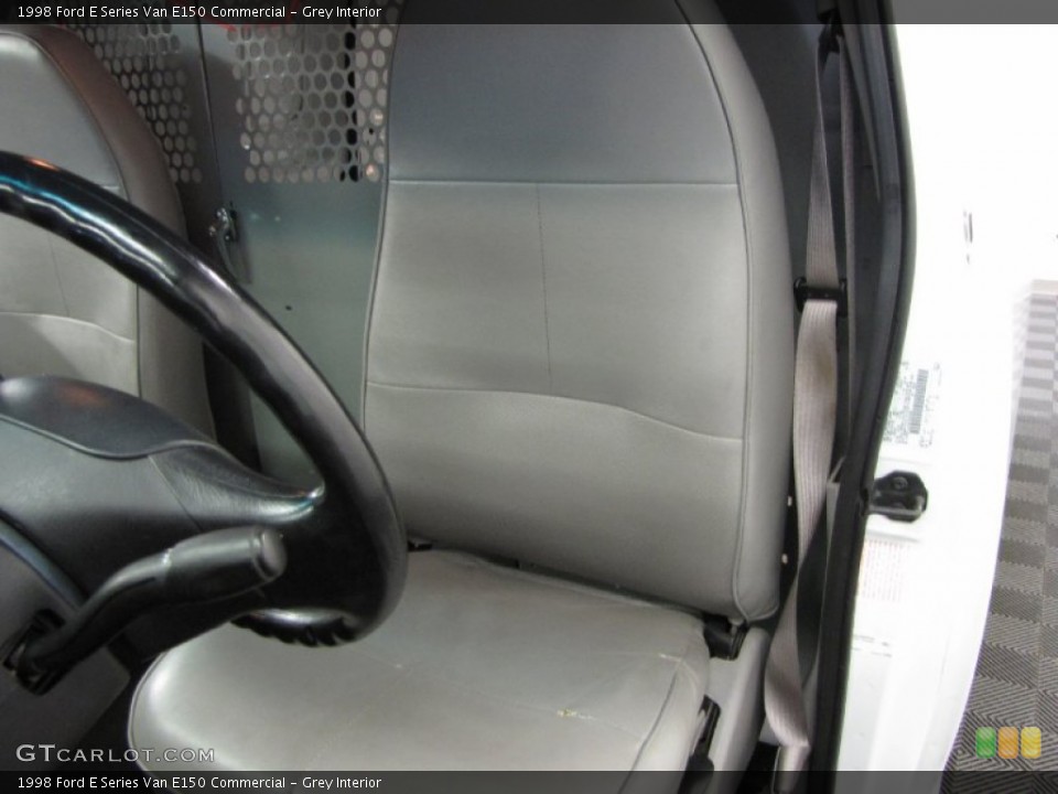 Grey Interior Front Seat for the 1998 Ford E Series Van E150 Commercial #81394657