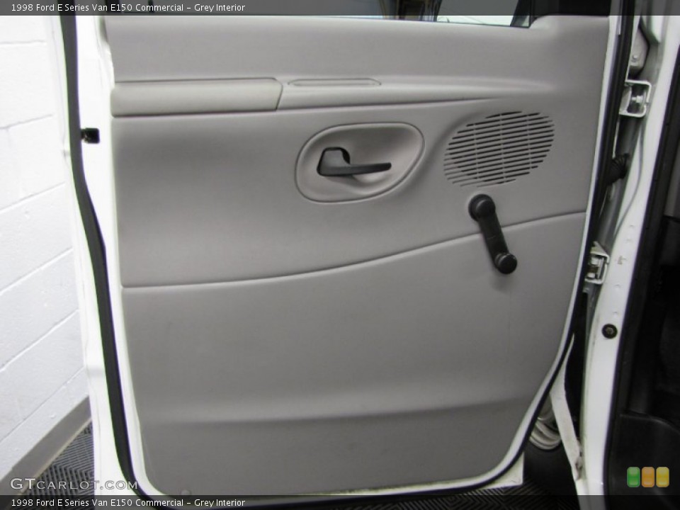 Grey Interior Door Panel for the 1998 Ford E Series Van E150 Commercial #81394693