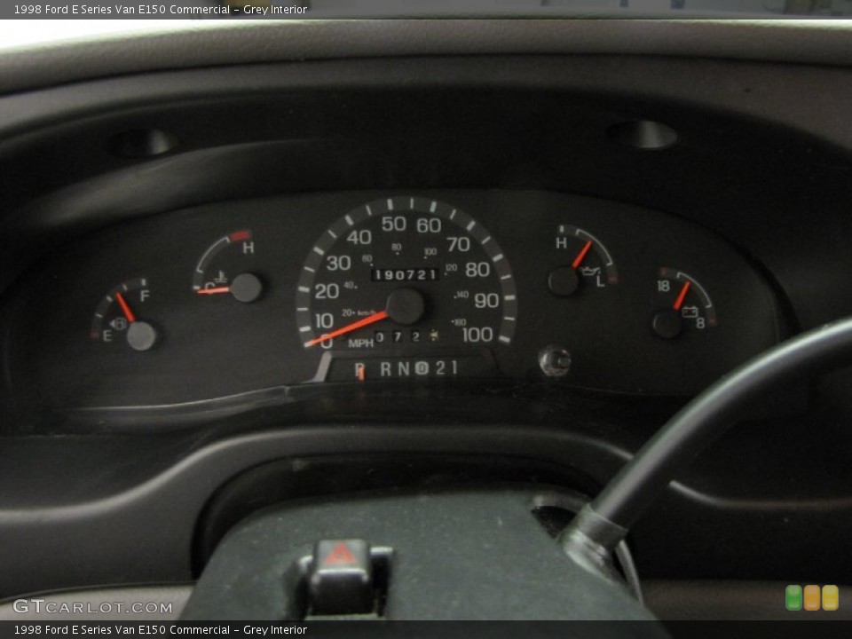 Grey Interior Gauges for the 1998 Ford E Series Van E150 Commercial #81394730