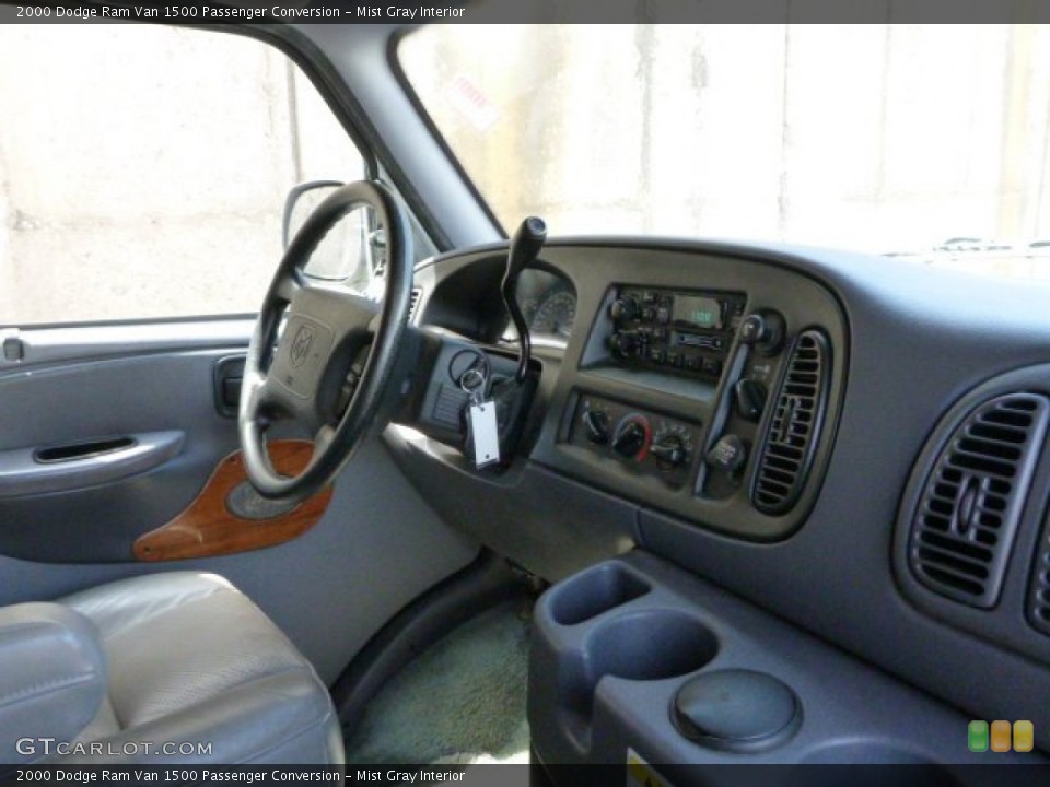 Mist Gray Interior Dashboard for the 2000 Dodge Ram Van 1500 Passenger Conversion #81395239