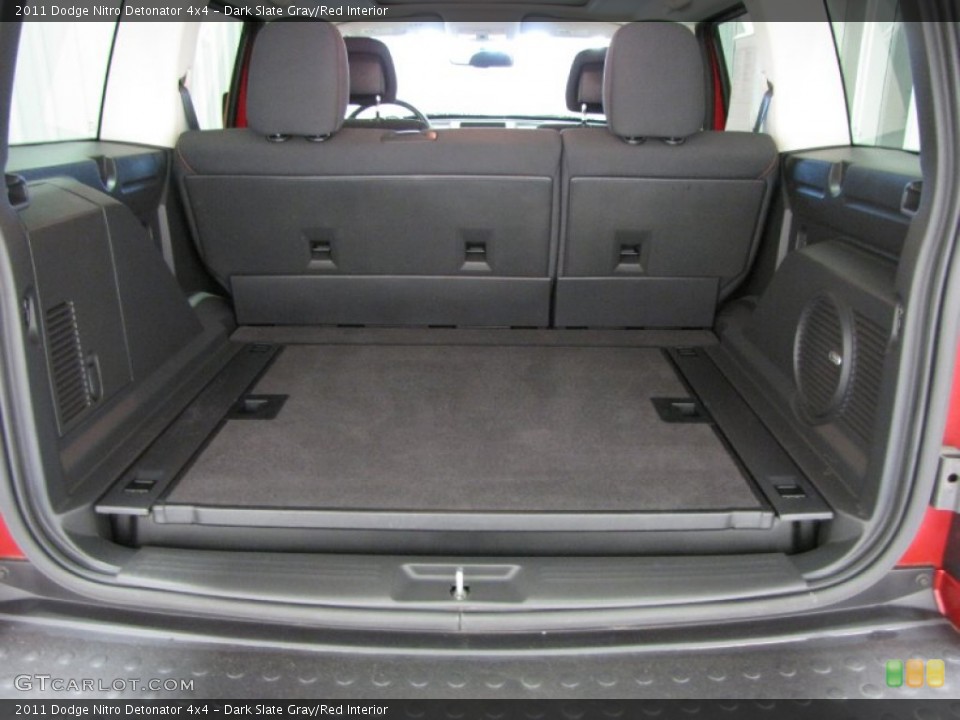 Dark Slate Gray/Red Interior Trunk for the 2011 Dodge Nitro Detonator 4x4 #81397896