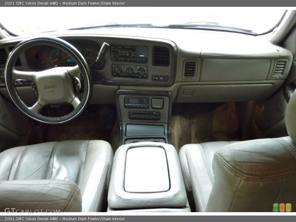 Medium Dark Pewter/Shale Interior Dashboard for the 2001 GMC Yukon Denali AWD #81398231