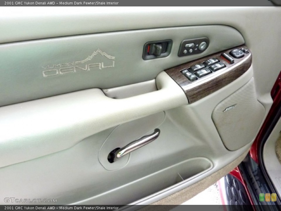 Medium Dark Pewter/Shale Interior Door Panel for the 2001 GMC Yukon Denali AWD #81398283
