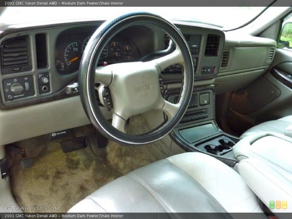 Medium Dark Pewter/Shale Interior Dashboard for the 2001 GMC Yukon Denali AWD #81398333