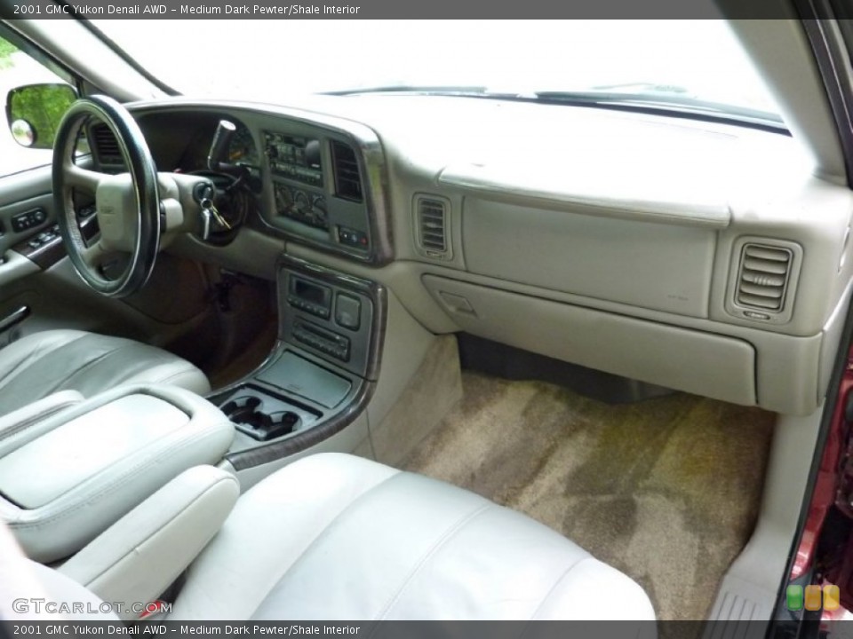 Medium Dark Pewter/Shale Interior Dashboard for the 2001 GMC Yukon Denali AWD #81398454