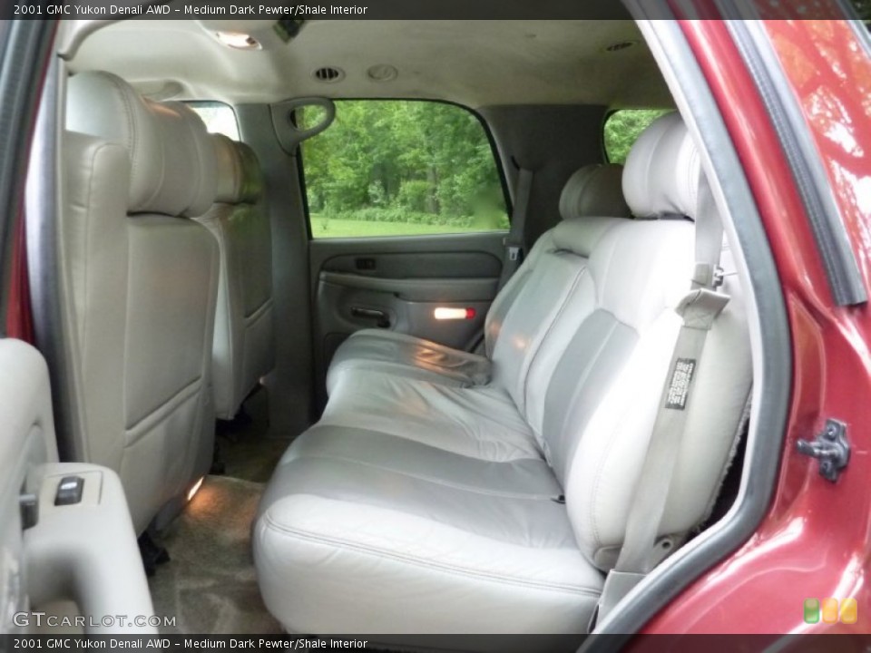 Medium Dark Pewter/Shale Interior Rear Seat for the 2001 GMC Yukon Denali AWD #81398487
