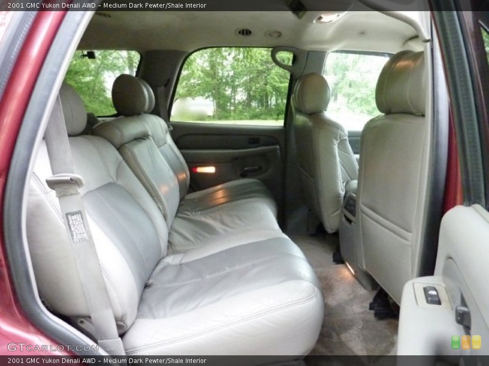 Medium Dark Pewter/Shale Interior Rear Seat for the 2001 GMC Yukon Denali AWD #81398501