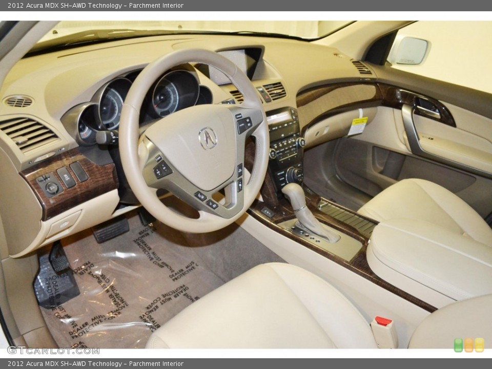 Parchment Interior Prime Interior for the 2012 Acura MDX SH-AWD Technology #81398835