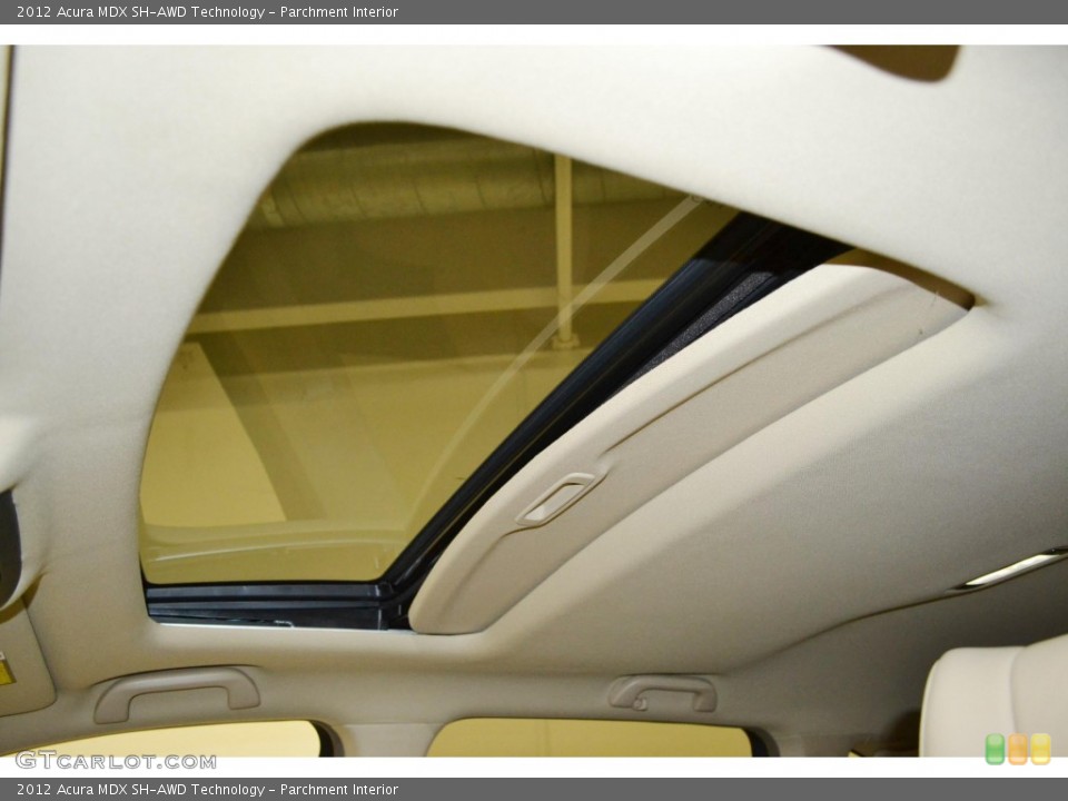Parchment Interior Sunroof for the 2012 Acura MDX SH-AWD Technology #81399119