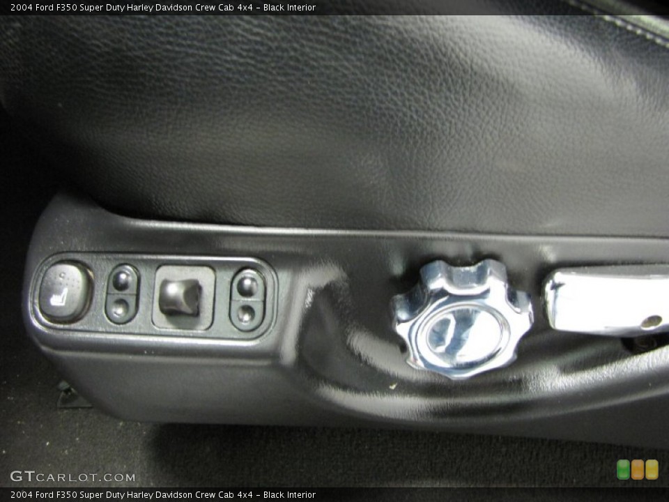 Black Interior Controls for the 2004 Ford F350 Super Duty Harley Davidson Crew Cab 4x4 #81399915