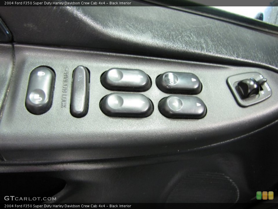 Black Interior Controls for the 2004 Ford F350 Super Duty Harley Davidson Crew Cab 4x4 #81399939