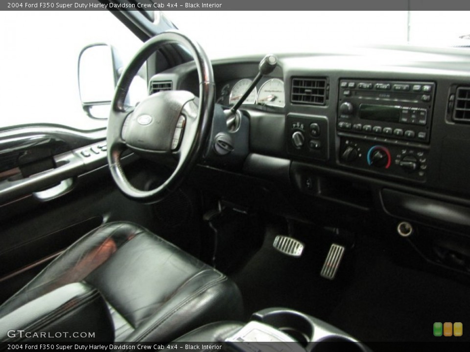 Black Interior Dashboard for the 2004 Ford F350 Super Duty Harley Davidson Crew Cab 4x4 #81400081