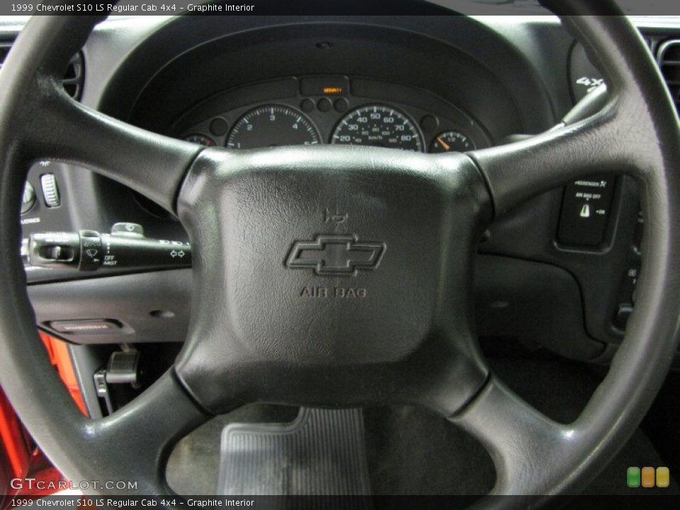 Graphite Interior Steering Wheel for the 1999 Chevrolet S10 LS Regular Cab 4x4 #81400341