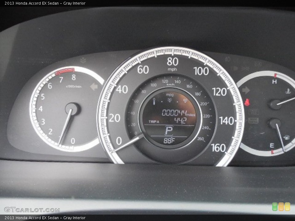 Gray Interior Gauges for the 2013 Honda Accord EX Sedan #81400449